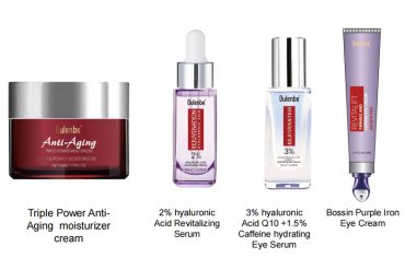 Anti-aging set，Triple Power Anti-Aging moisturizercream，2% hyaluronicAcid RevitalizingSerum